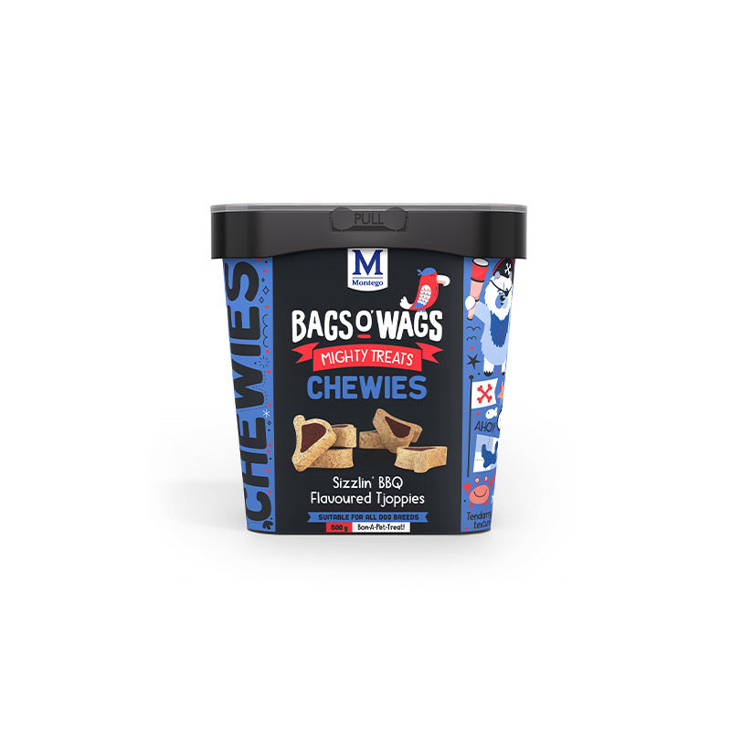 Montego Sizzlin’ BBQ Flavoured Tjoppies - 500g