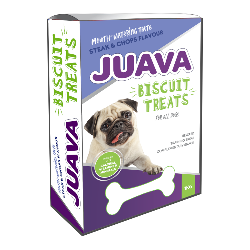 Juava Steak And Chops Biscuits - 1kg