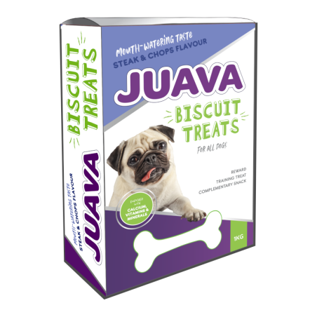 Juava Steak And Chops Biscuits - 1kg