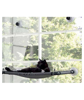 Horizon Cat Window Perch - Grey
