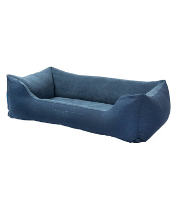 INDOOR WALLED RECTANGULAR BED - Medium - Navy Blue