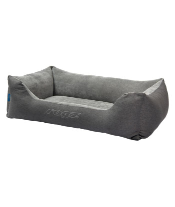 INDOOR WALLED RECTANGULAR BED - Large - Navy Blue