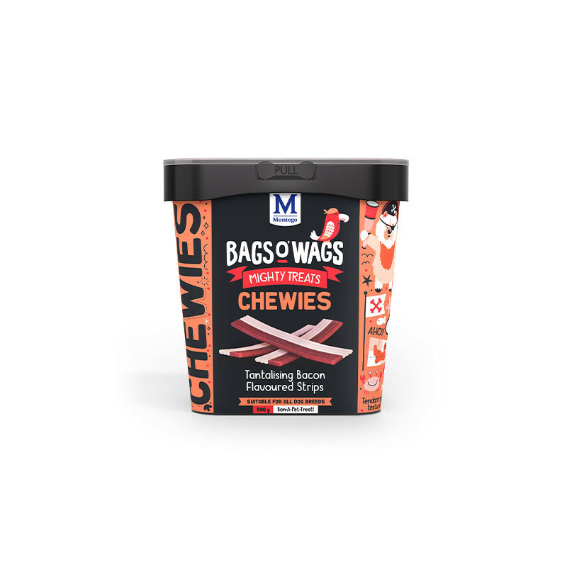 Montego Tantalising Bacon Flavoured Strips - 500g